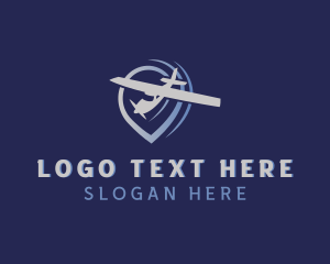 Navigation - Travel Airplane Navigation logo design