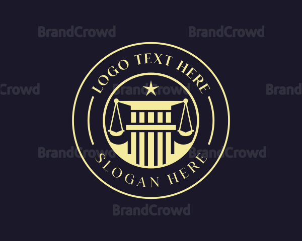 Law Judge Pillar Logo