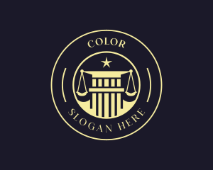 Law Judge Pillar Logo