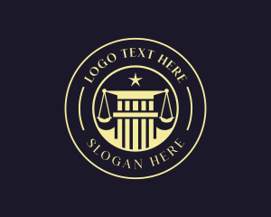 Law Judge Pillar Logo