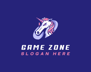 Unicorn Gaming Mythical logo design