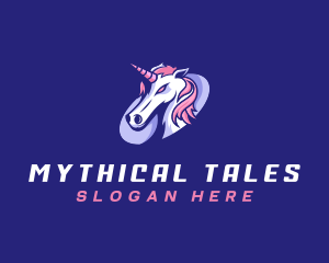 Unicorn Gaming Mythical logo design