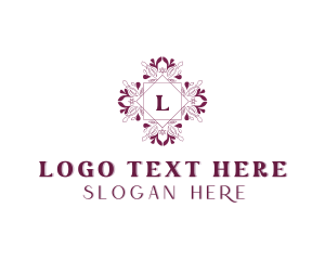 Beautician - Floral Styling Event logo design