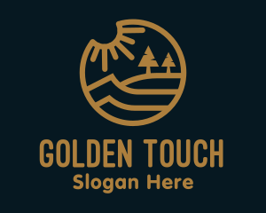 Gold - Gold Lakeside Outdoors logo design