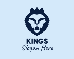 Wild Lion Crown logo design