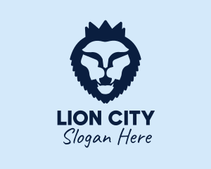 Wild Lion Crown logo design