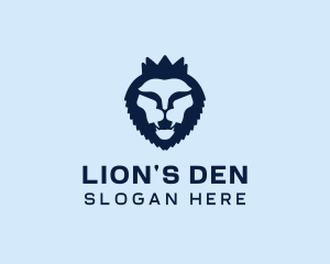 Wild Lion Crown logo design