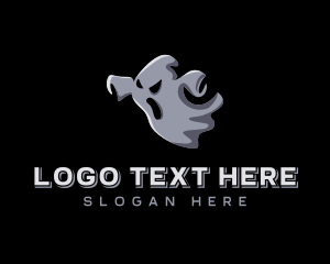 Ghost - Spooky Ghost Spirit logo design