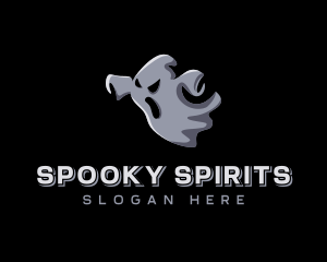 Spooky Ghost Spirit logo design