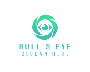 Eye Lens Camera logo design