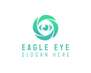 Eye Lens Camera logo design