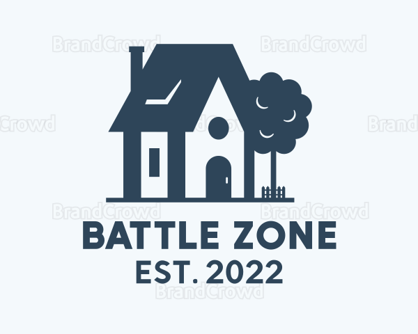 Real Estate House Renovation Logo