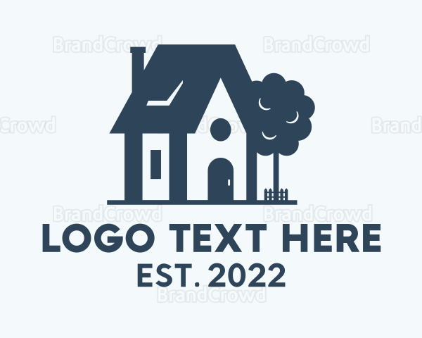 Real Estate House Renovation Logo