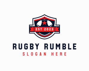 Rugby - Rugby Star Sports logo design