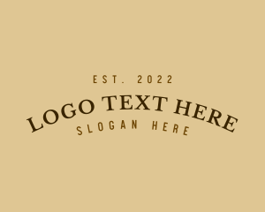 Business - Vintage Business Wordmark logo design