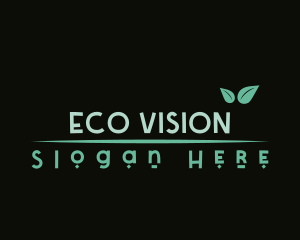 Eco Natural Leaf logo design