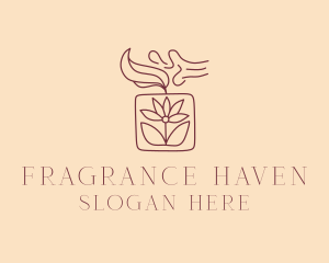 Scent - Flower Scented Candle logo design