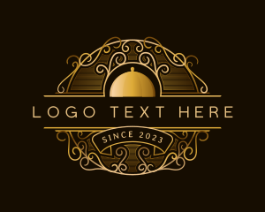 Online Booking - Cloche Restaurant Diner logo design