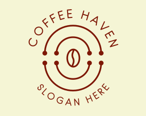 Cafe - Minimalist Coffee Bean Cafe logo design