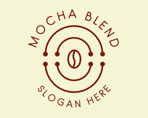 Mocha - Minimalist Coffee Bean Cafe logo design