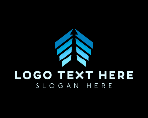 Logistics - Modern Arrow Business logo design