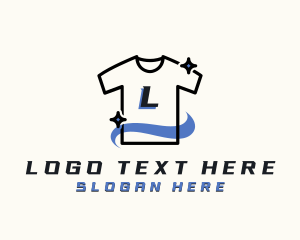 Sparkling - Laundry Clean Tshirt logo design