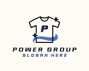 Swoosh - Laundry Clean Tshirt logo design