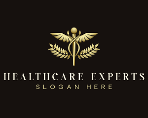 Physician - Healthcare Physician Caduceus logo design