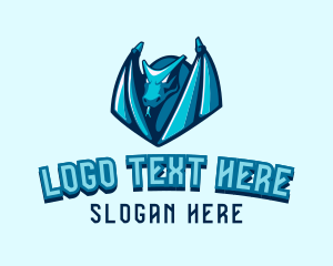 Blue Serpent Dragon logo design