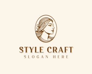 Fashion Woman Hairdresser logo design