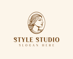 Fashion Woman Hairdresser logo design