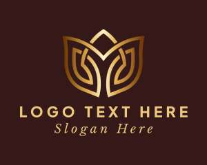 Luxury - Healing Lotus Flower logo design