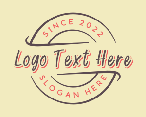 Hippie - Fancy Retro Business logo design