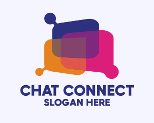 Messaging - Colorful Message Bubble logo design