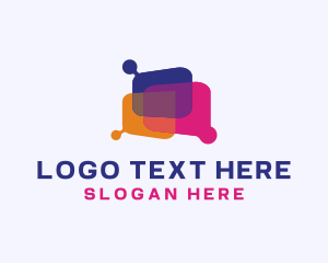 Messaging - Chat Message App logo design