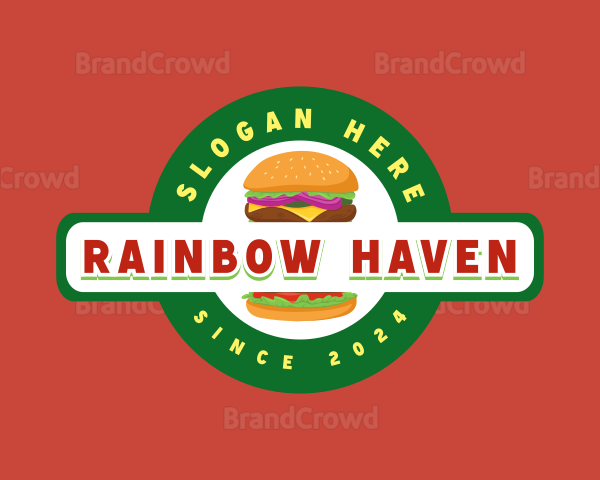 Burger Sandwich Food Snack Logo