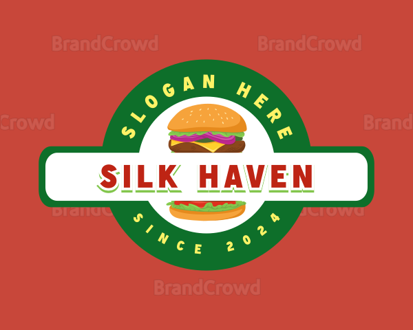 Burger Sandwich Food Snack Logo