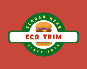 Burger Sandwich Food Snack Logo