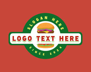 Burger Sandwich Snack Logo