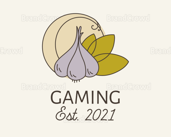 Garlic Spice Cooking Logo