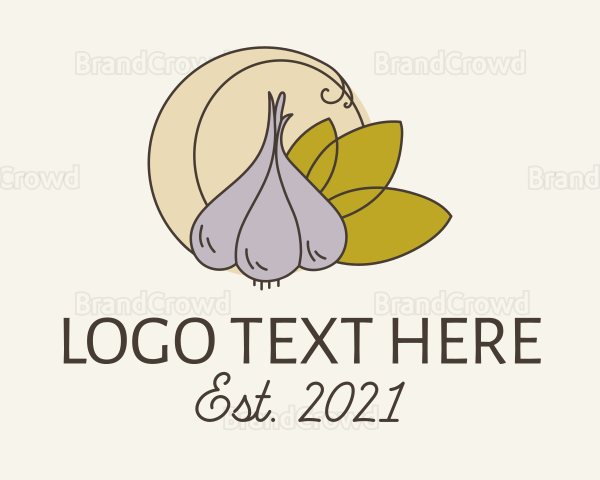 Garlic Spice Cooking Logo