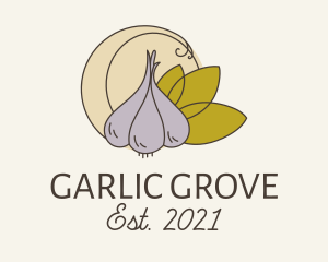 Garlic - Garlic Spice Cooking logo design