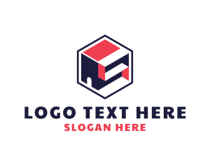 Cube - House Architect Letter S logo design