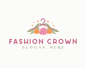 Fashion Floral Hanger logo design