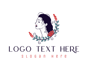 Dermatology - Elegant Beauty Woman logo design