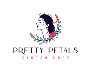 Elegant Beauty Woman logo design