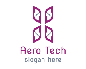 Butterfly Drone Tech logo design