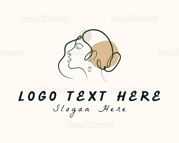 Wellness Beauty Lady Logo