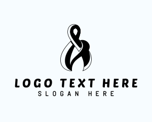 Company Ampersand Letter A logo design