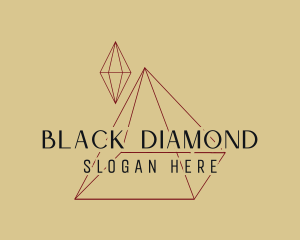 Triangle Diamond Wordmark logo design